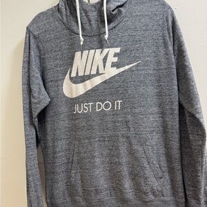 Nike Women's Gray Hoodie with Logo